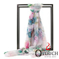 White And Grace Mulberry Silk chic scarf